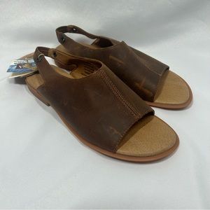 NWT Kodiak | Makena Genuine Leather Brown Sandals Slingback Women’s Size 9.5